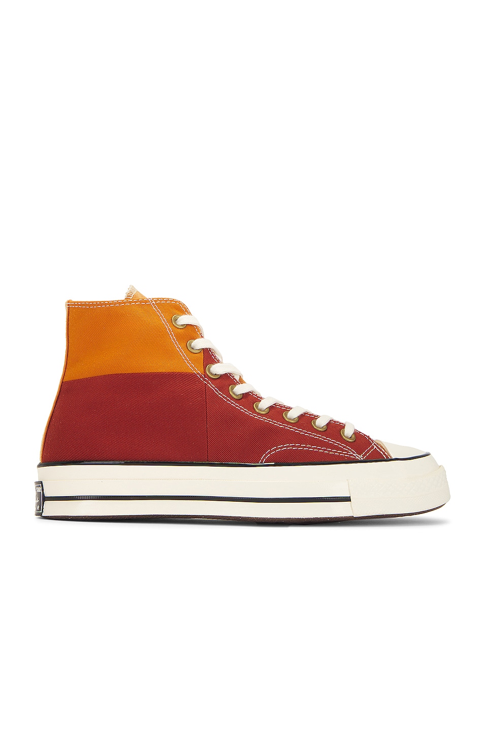 Image 1 of Converse Chuck 70 Colorblocked in Monarch, Rugged Orange, & Egret