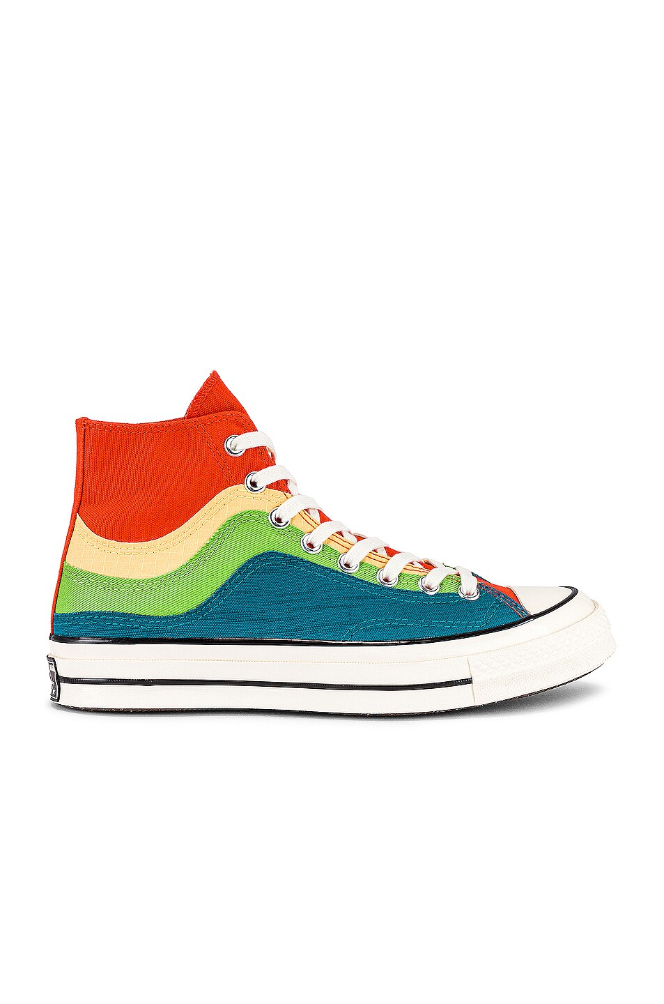 Image 1 of Converse Chuck 70 National Parks Hi in Bright Poppy, Citron Pulse & Bold Wasabi