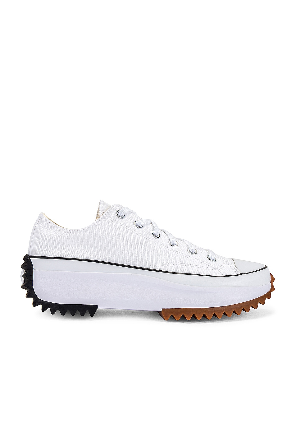 Image 1 of Converse Run Star Hike Platform Sneaker in White, Black, & Gum