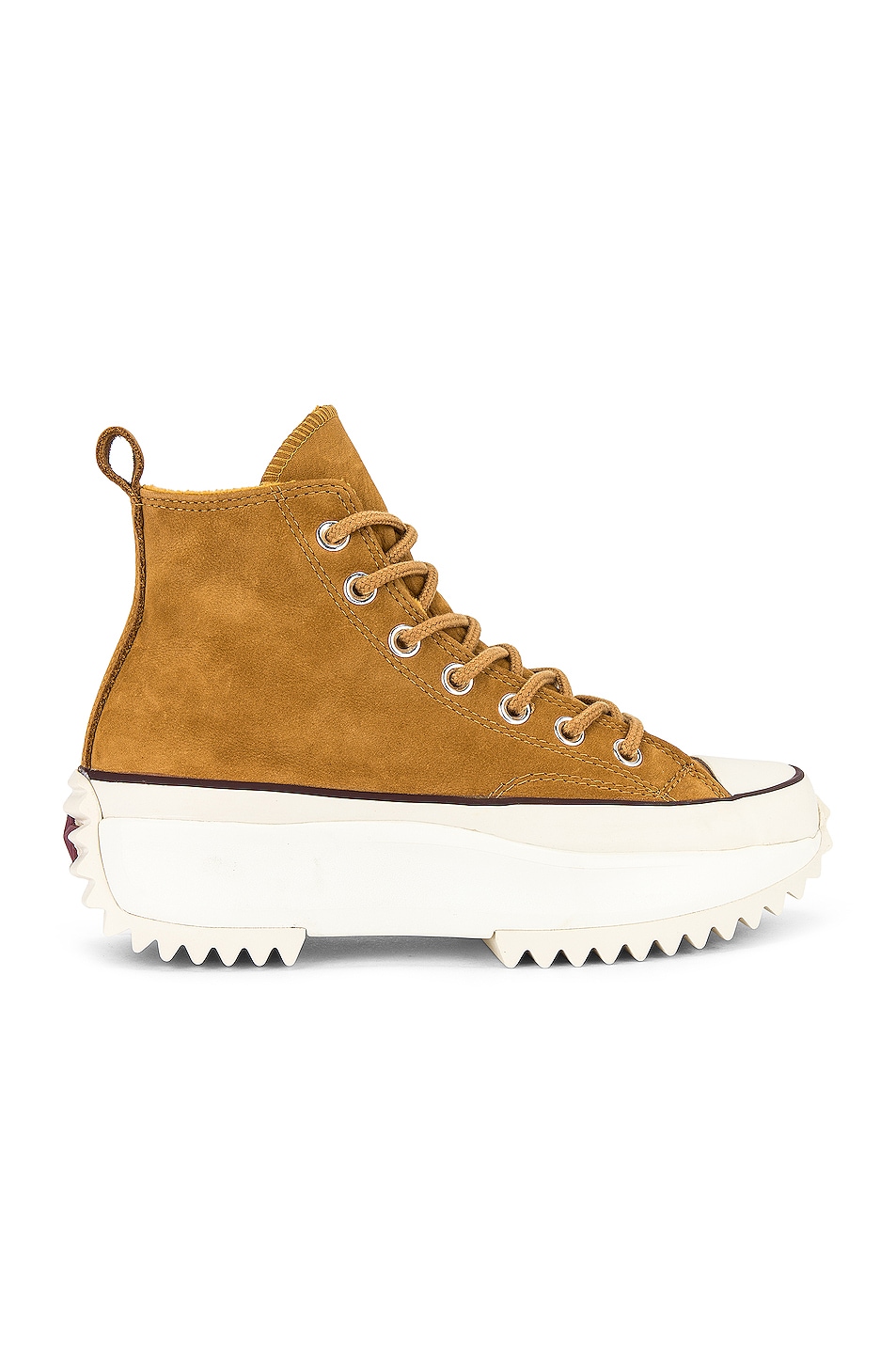 Image 1 of Converse Run Star Hike Hi Sneaker in Wheat & Shadowberry