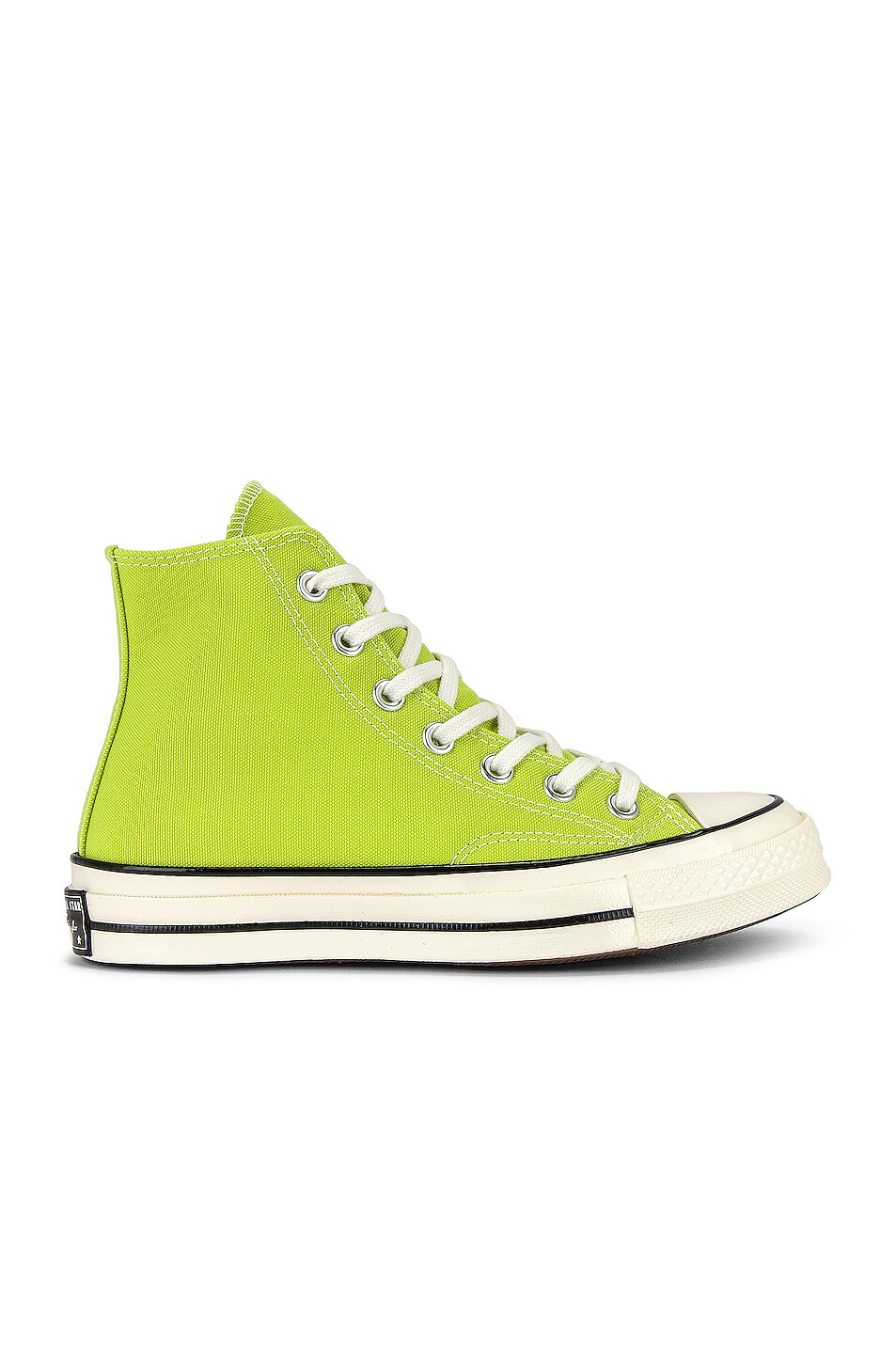 Image 1 of Converse Chuck 70 Hi Recycled Canvas in Lime Twist, Egret, & Black