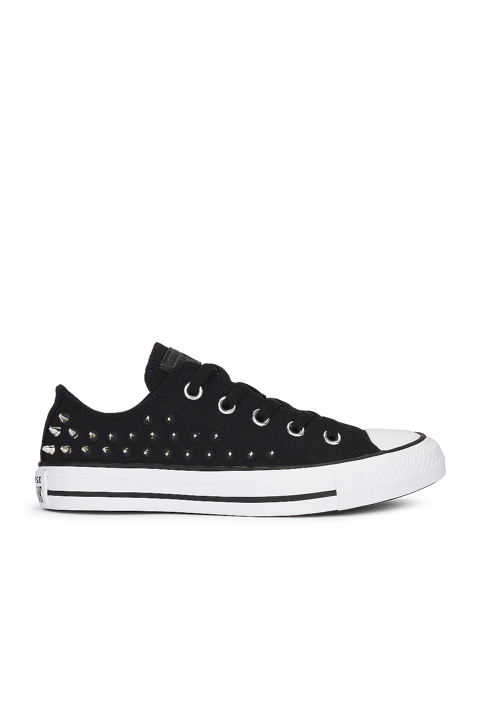 Image 1 of Converse Ctas Chrome Queen in Black & Silver