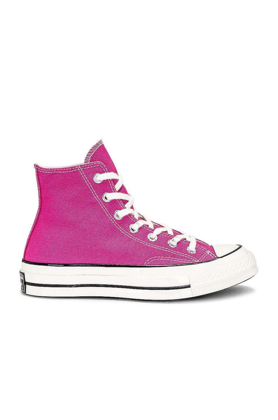 Converse Chuck 70 High Tops In Lucky Pink Egret And Black Fwrd