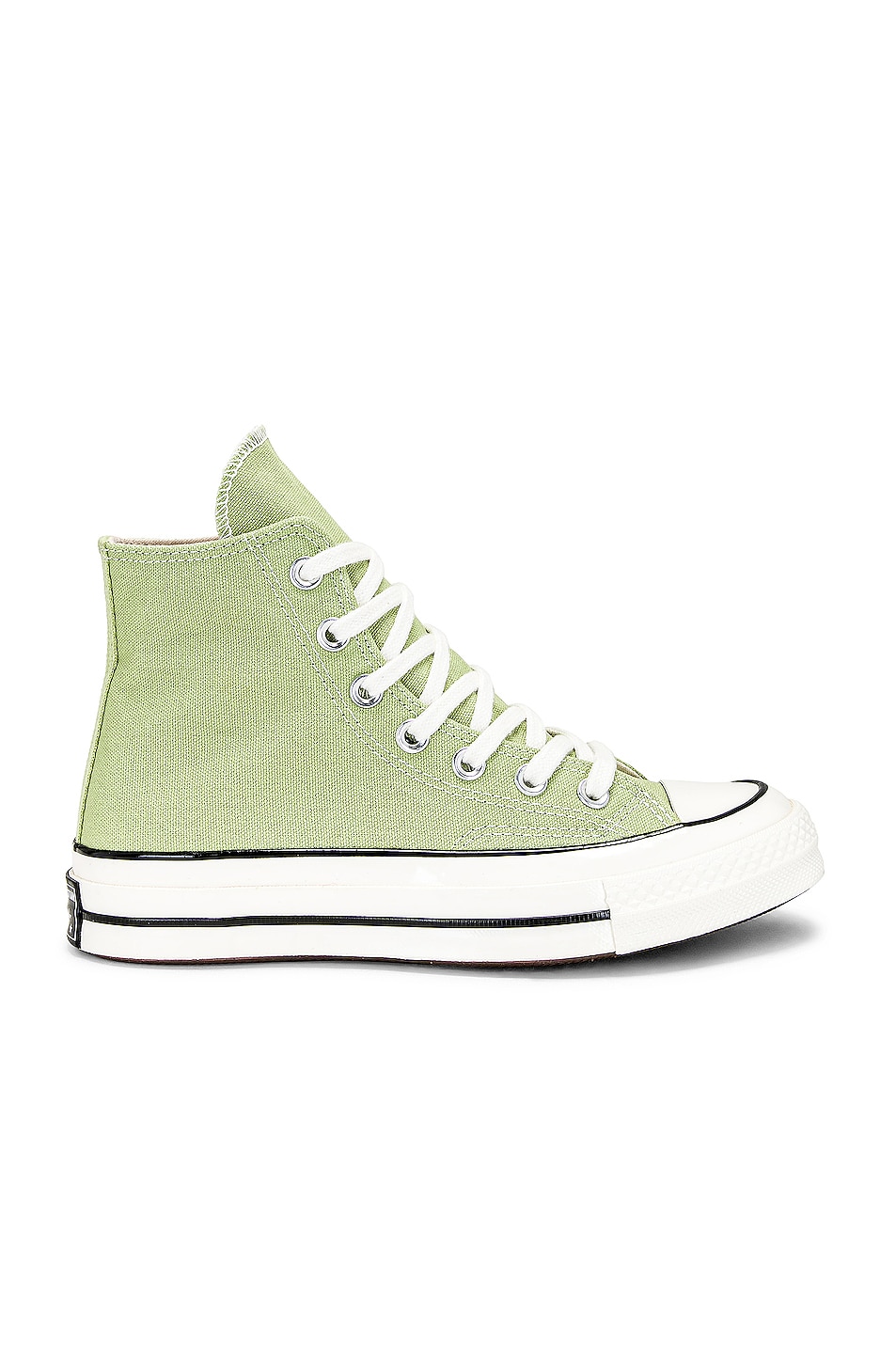 Image 1 of Converse Chuck 70 High Tops in Vitality Green, Egret, & Black