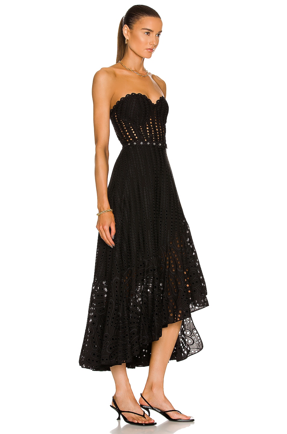 Charo Ruiz Ibiza Aurora Maxi Dress in Black | FWRD