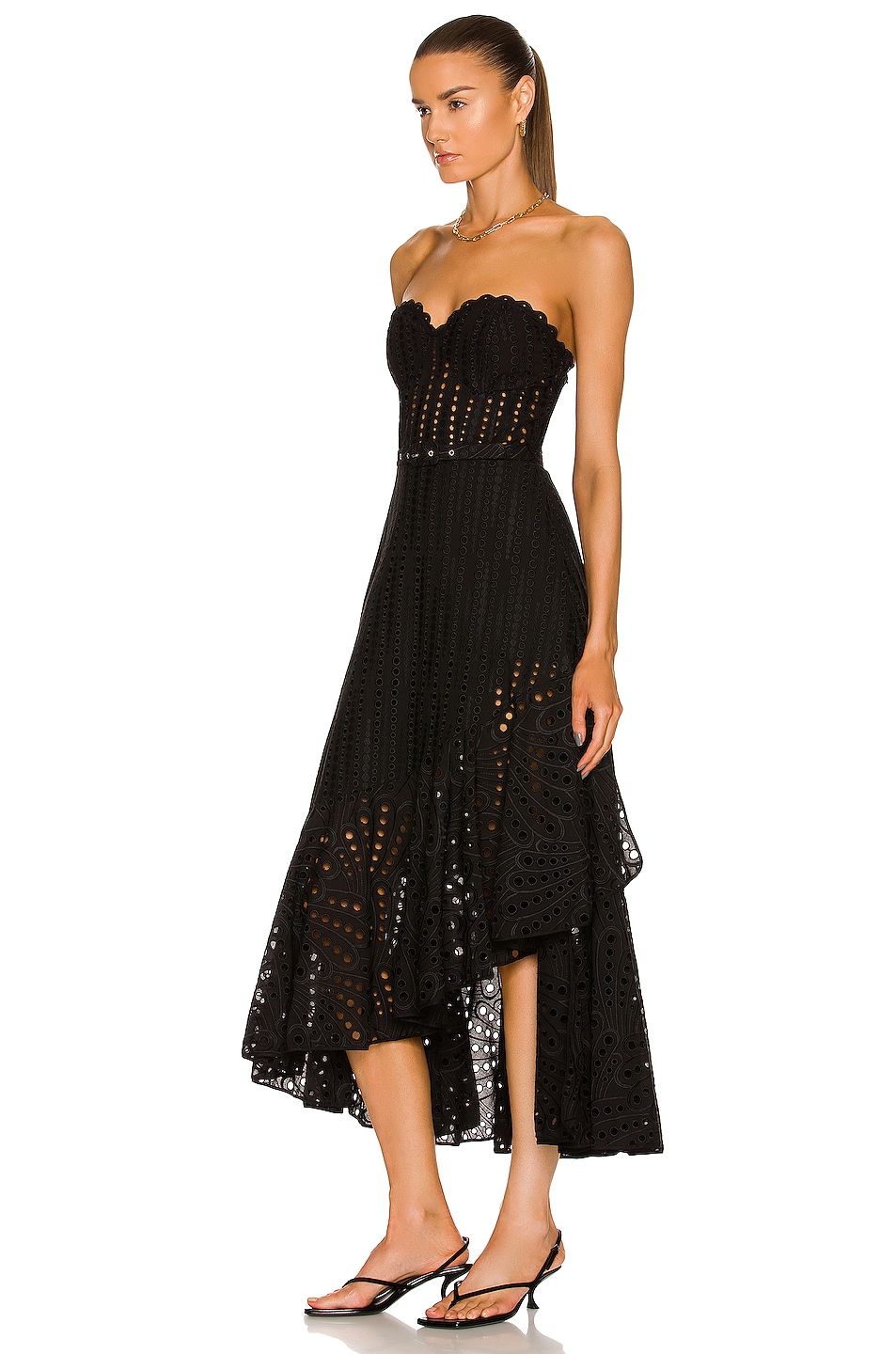 Charo Ruiz Ibiza Aurora Maxi Dress in Black | FWRD