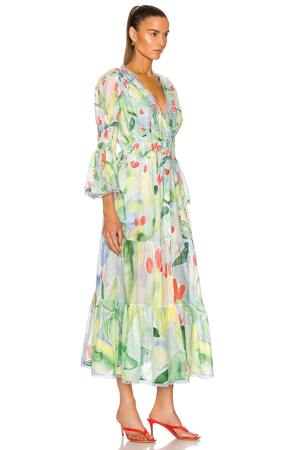 Charo Ruiz Ibiza Odette Maxi Dress in Barbary Print | FWRD
