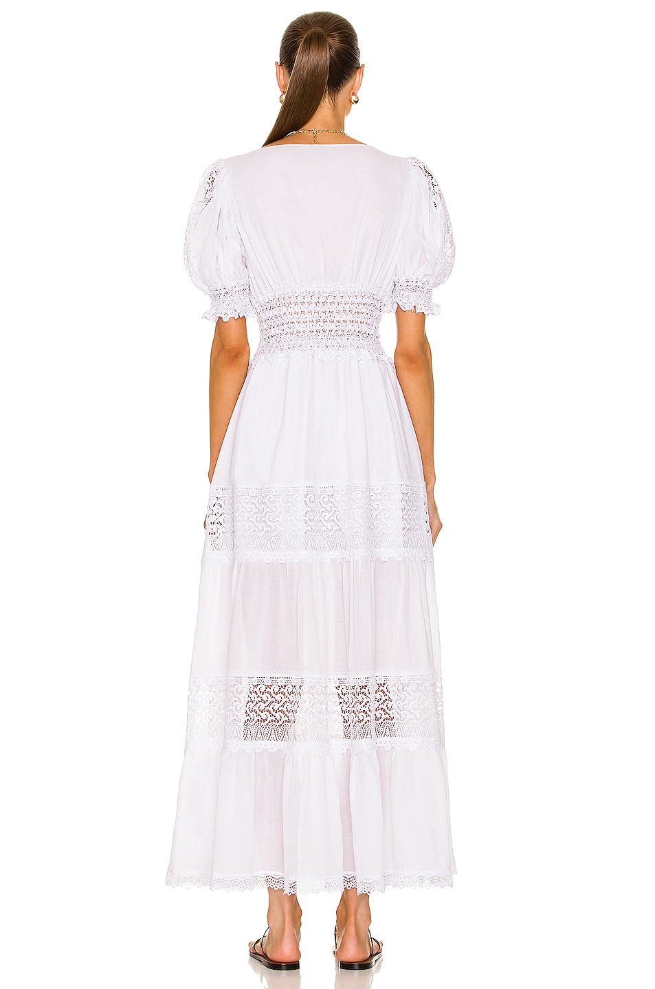 Charo Ruiz Ibiza Clemence Maxi Dress in White | FWRD