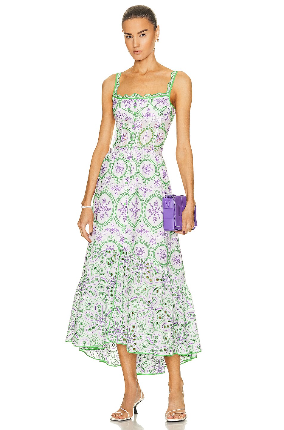 Image 1 of Charo Ruiz Ibiza Irene Long Dress in Lilac Fruition