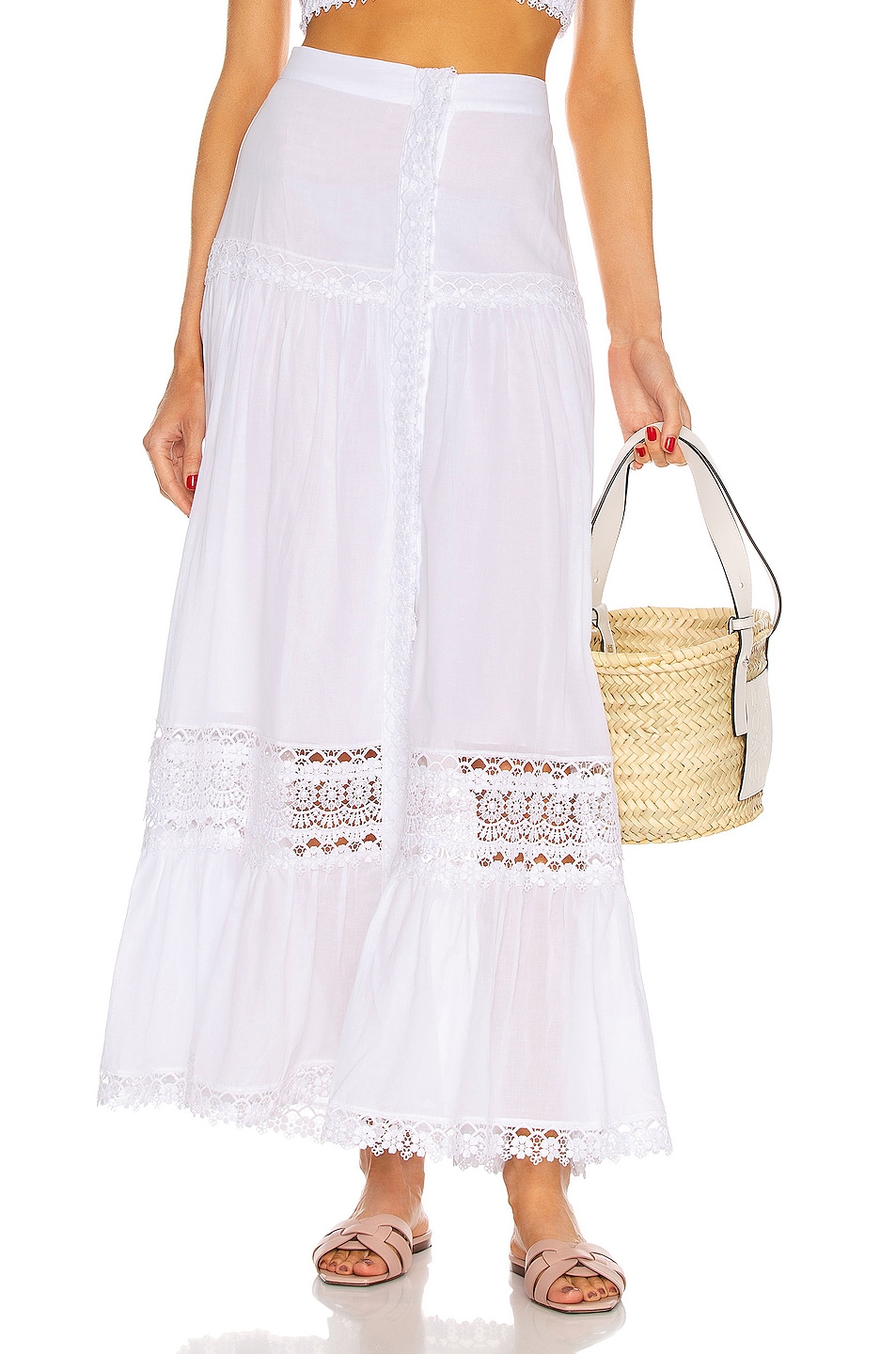 Image 1 of Charo Ruiz Ibiza Ann Skirt in White