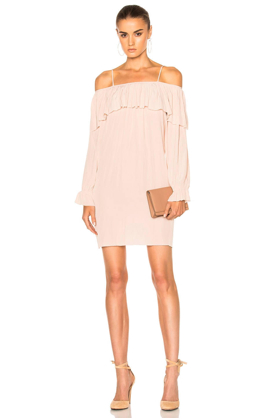 Image 1 of Calvin Rucker for FWRD You Sang To Me Dress in Blush