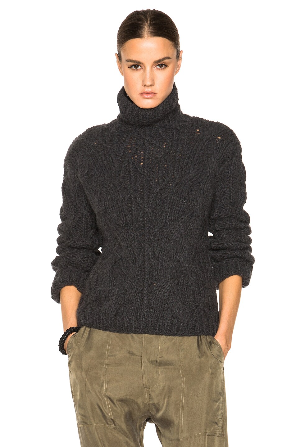 Image 1 of Calvin Rucker Rich Girl Sweater in Grey Heather