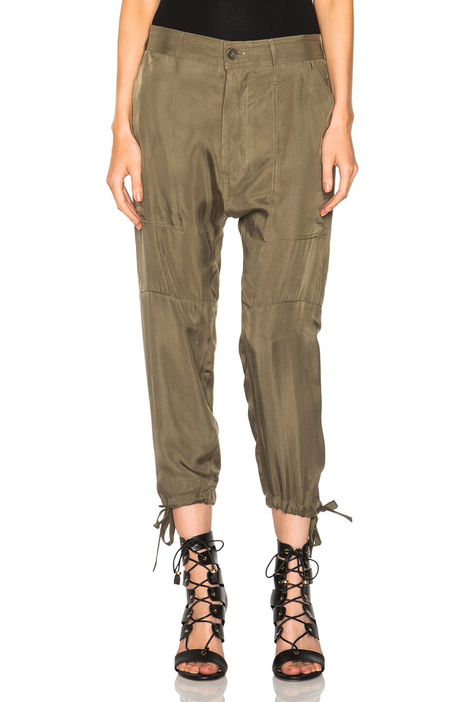 Image 1 of Calvin Rucker Lover Army Pants in Olive