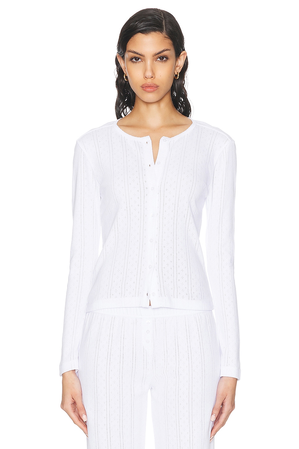 Image 1 of Cou Cou Intimates The Cardigan in White