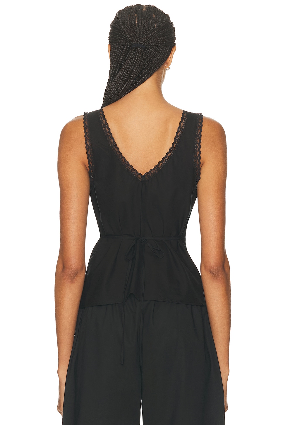 Image 3 of Cou Cou Intimates for FWRD The Iris Tank Top in Black