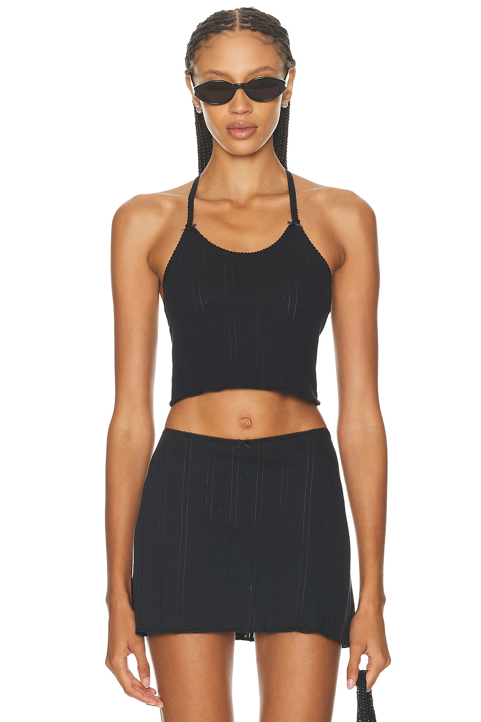 Image 1 of Cou Cou Intimates The Halter Top in Black
