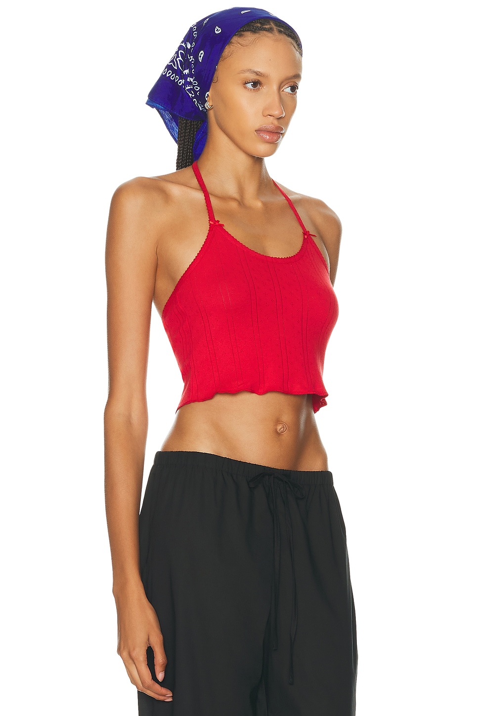 Cou Cou Intimates The Halter Top In Animal Print