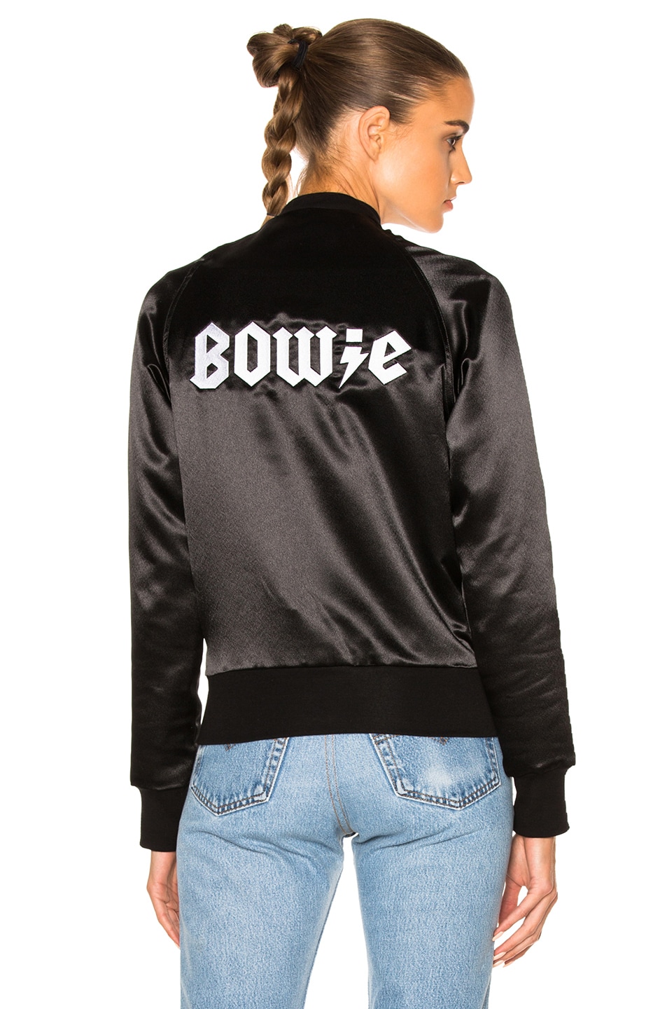 Image 1 of Catherine Fulmer Bowie Bomber Jacket in Black
