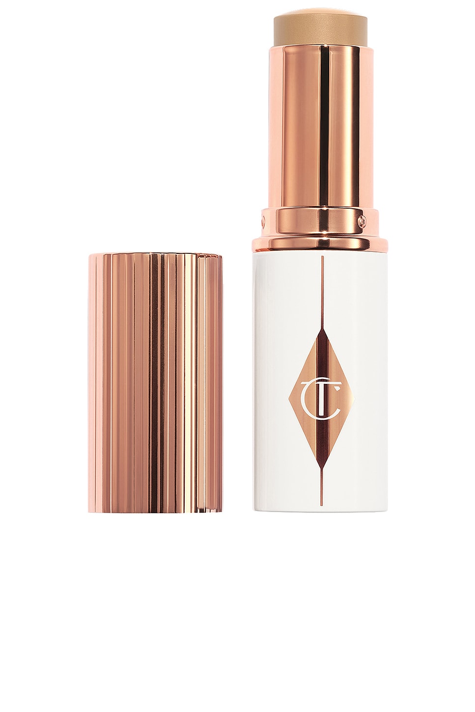 Shop Charlotte Tilbury Unreal Skin Sheer Glow Tint Hydrating Foundation Stick In 5 Medium