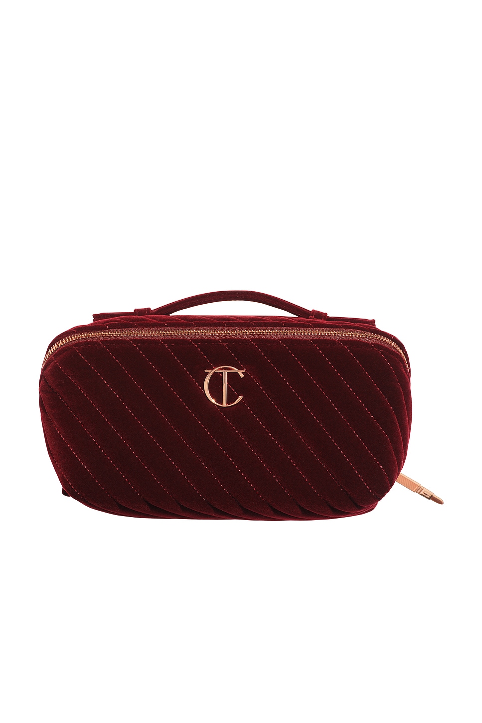 Charlotte Tilbury Velvet Large Organizer Bag