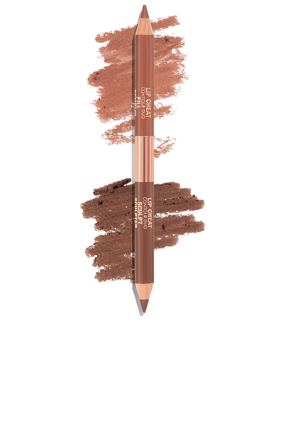 Charlotte Tilbury Supernudes Lip Cheat Duo In Brown