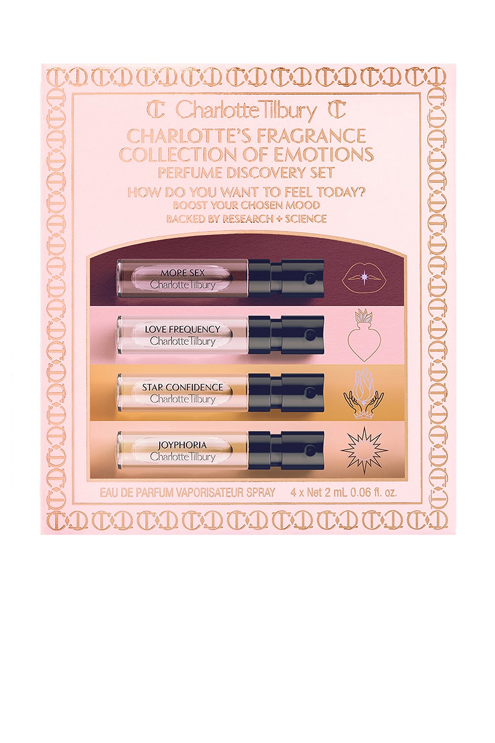 Charlotte Tilbury Charlottes Fragrance Collection of Emotions in Beauty NA 16$