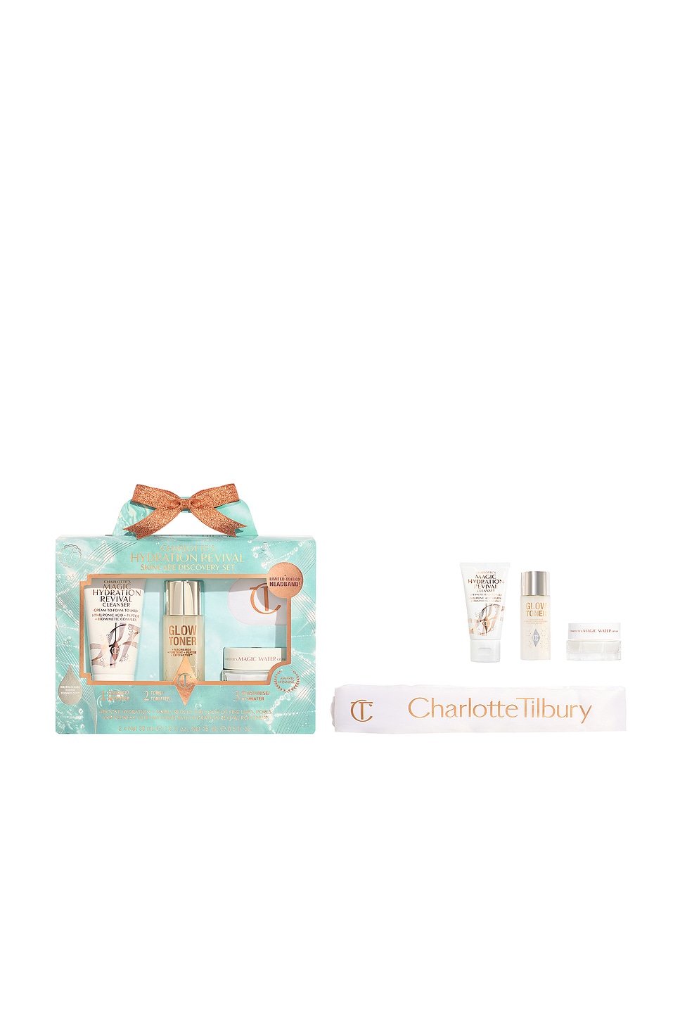 Charlotte Tilbury Charlotte's Hydration Revival Skin Care Discovery Set In Multi