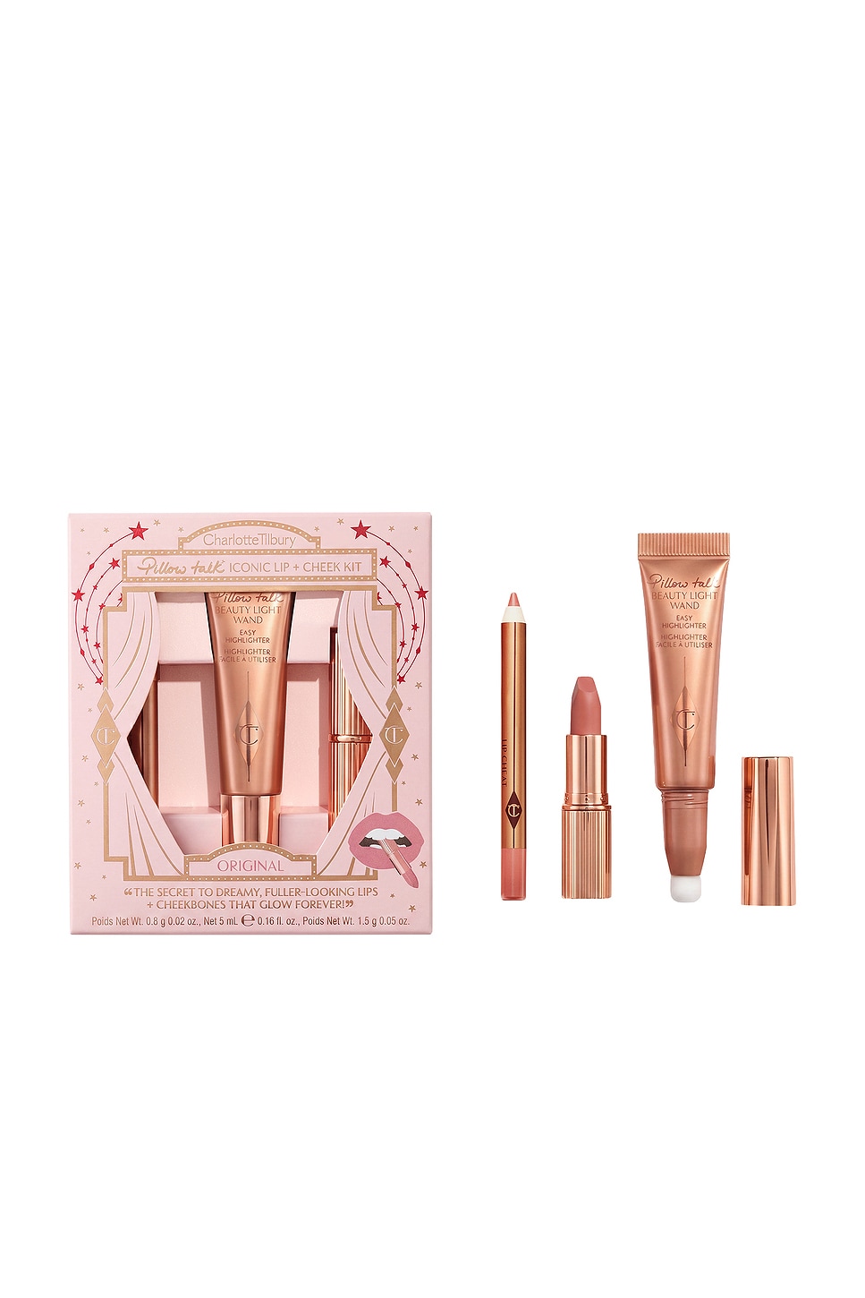 Charlotte Tilbury Pillow Talk Iconic Lip + Cheek Kit in Beauty: NA