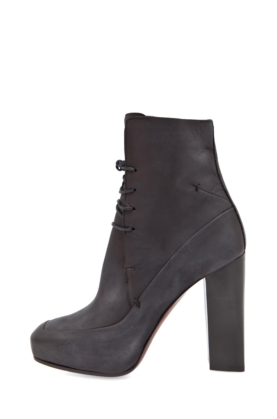Image 1 of CoSTUME NATIONAL Lace Up Bootie in Black
