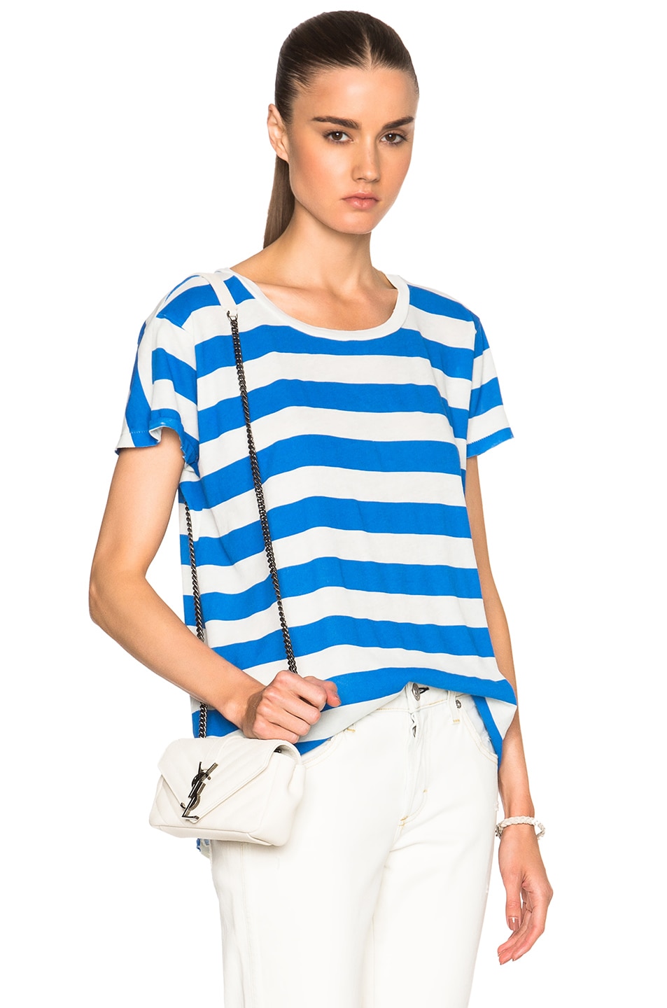 Image 1 of Current/Elliott Carly Tee in Boating Stripe