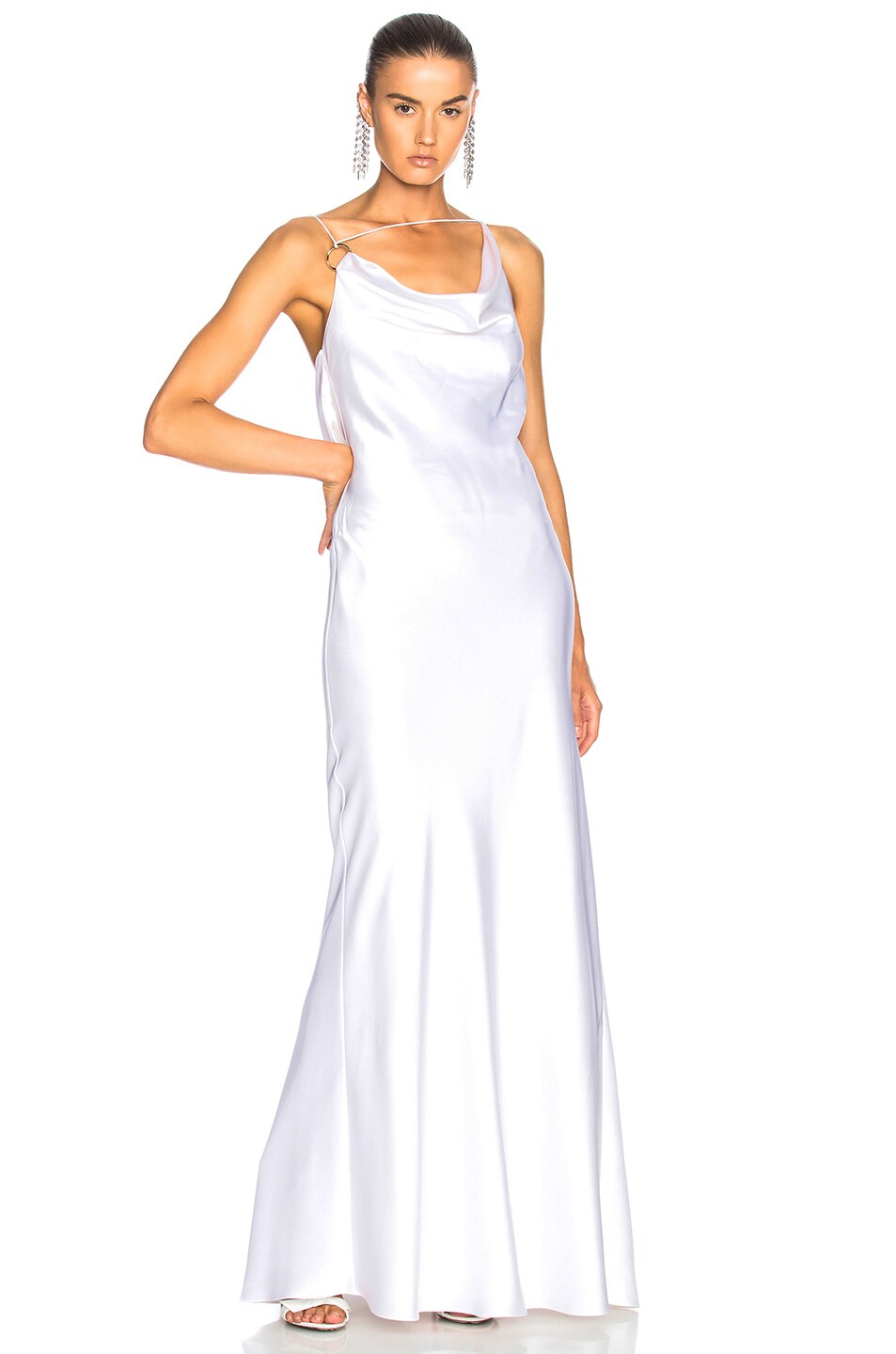 Image 1 of Cushnie Natasha Gown in White & Gold