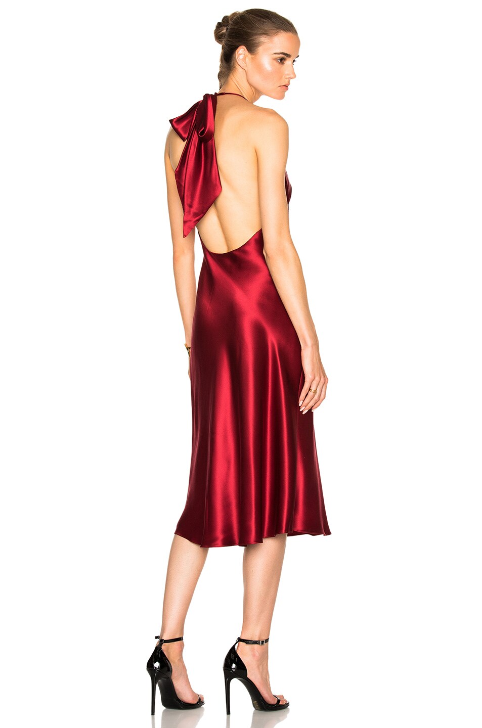 Image 1 of Cushnie Marlena Dress in Ruby