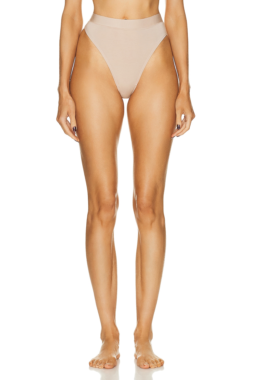 Image 1 of CUUP Modal Highwaist Thong in Sand