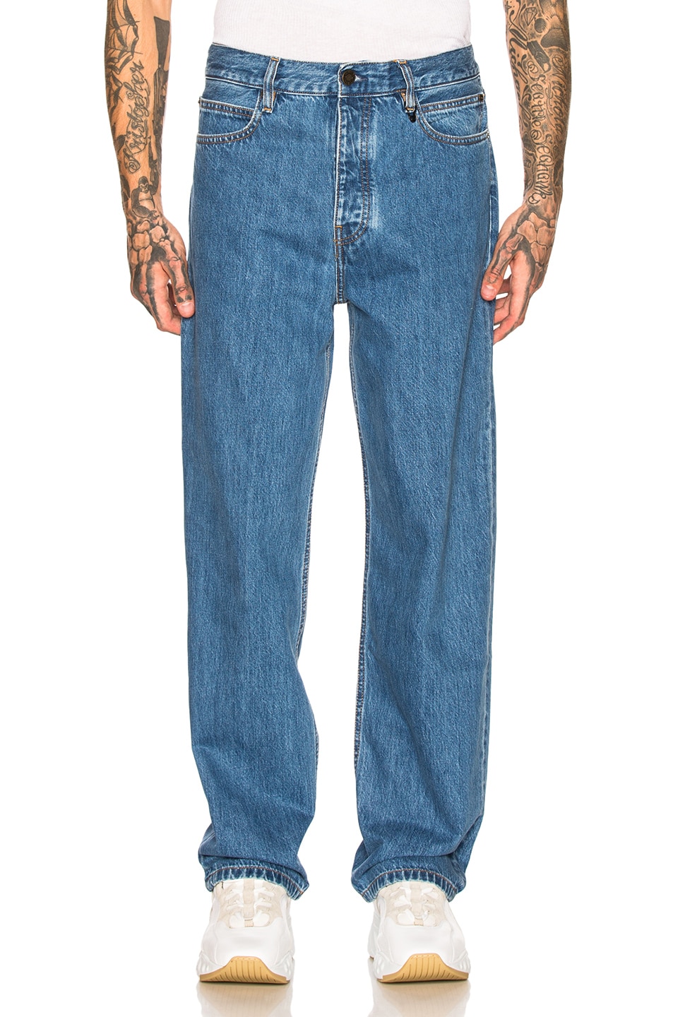 Image 1 of Calvin Klein Est. 1978 Baggy Jeans in Tough Blue