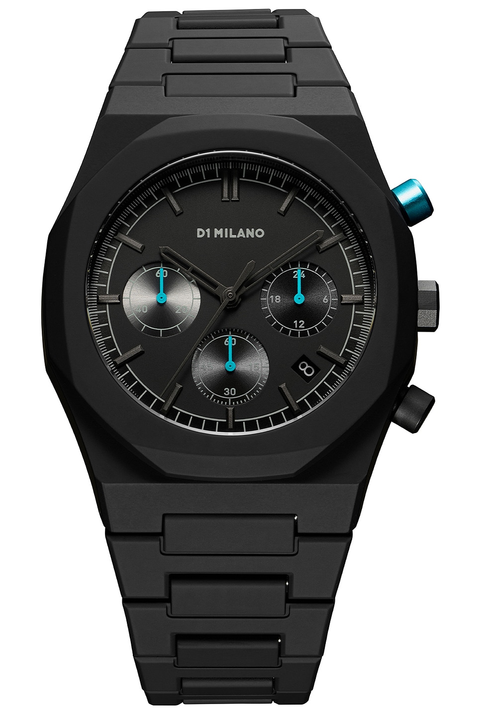 Polychrono 40.5mm Watch in Black