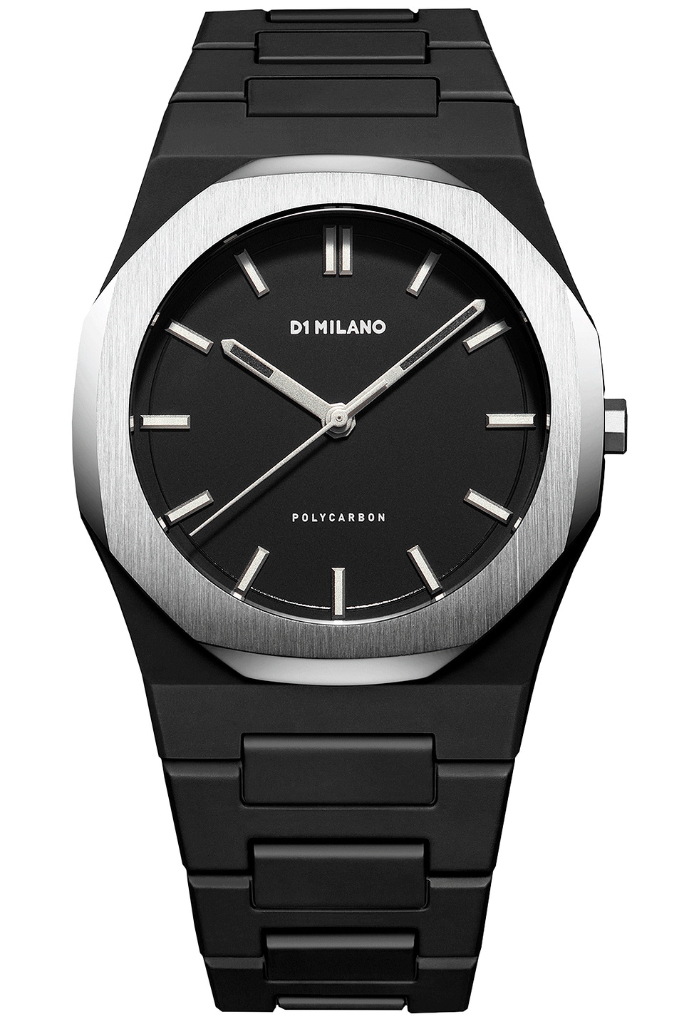 D1 Milano Polycarbonate 405mm Watch in Black 108$