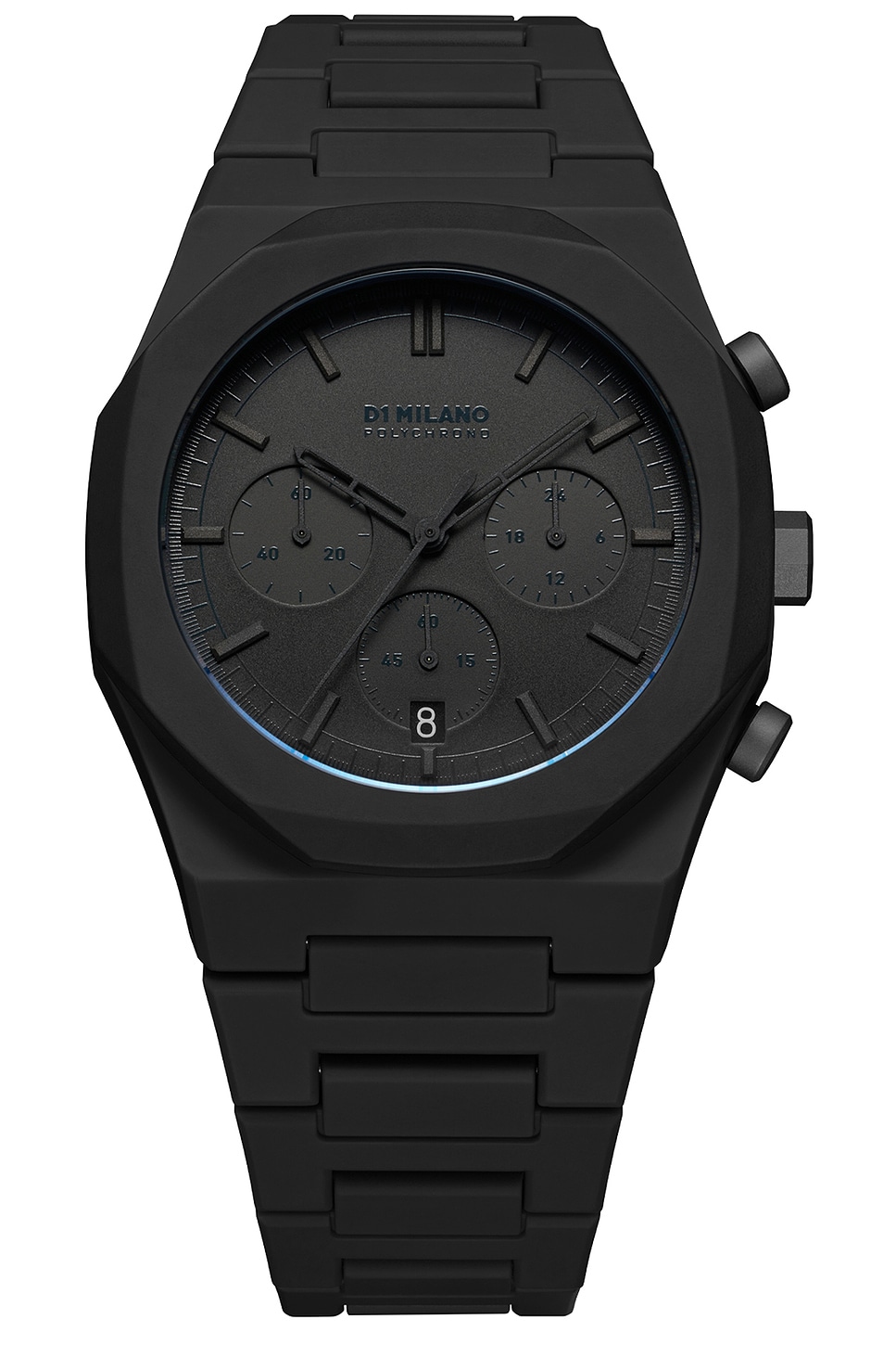 Polychrono 40.5mm Watch in Black