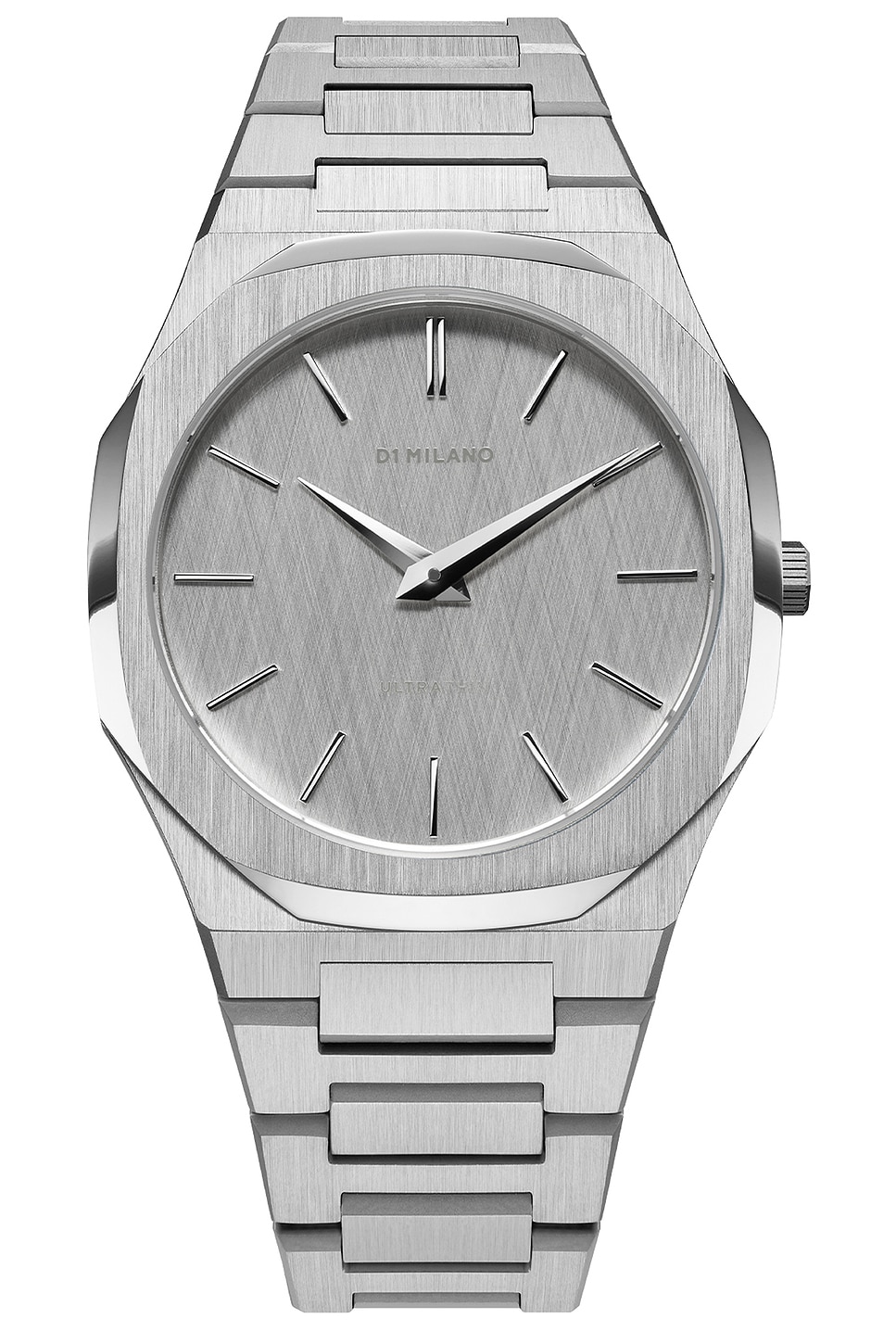 Ultra Thin Bracelet 40mm Watch in Metallic Silver