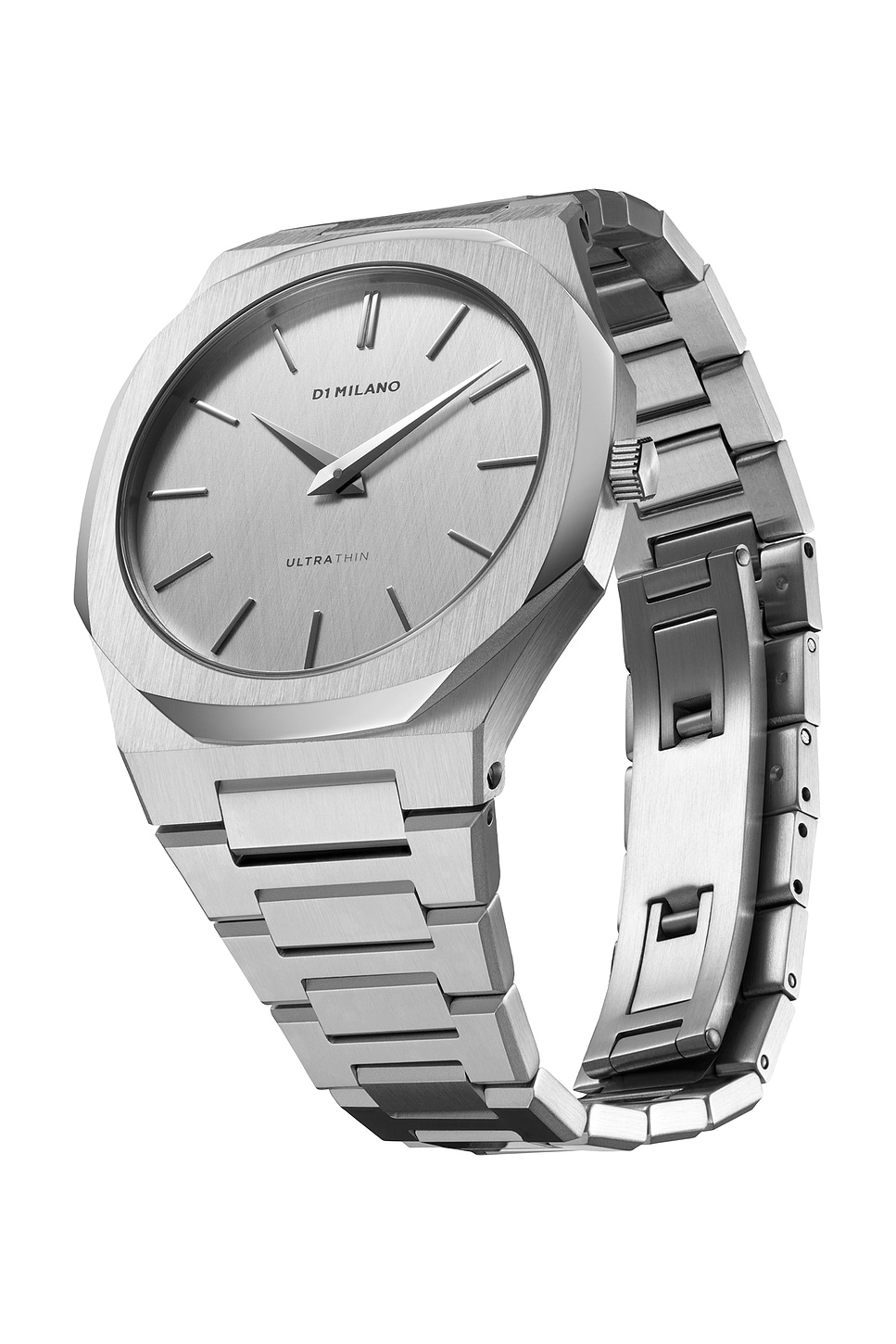 D1 Milano Watch Ultra Thin Bracelet 40 Mm In White