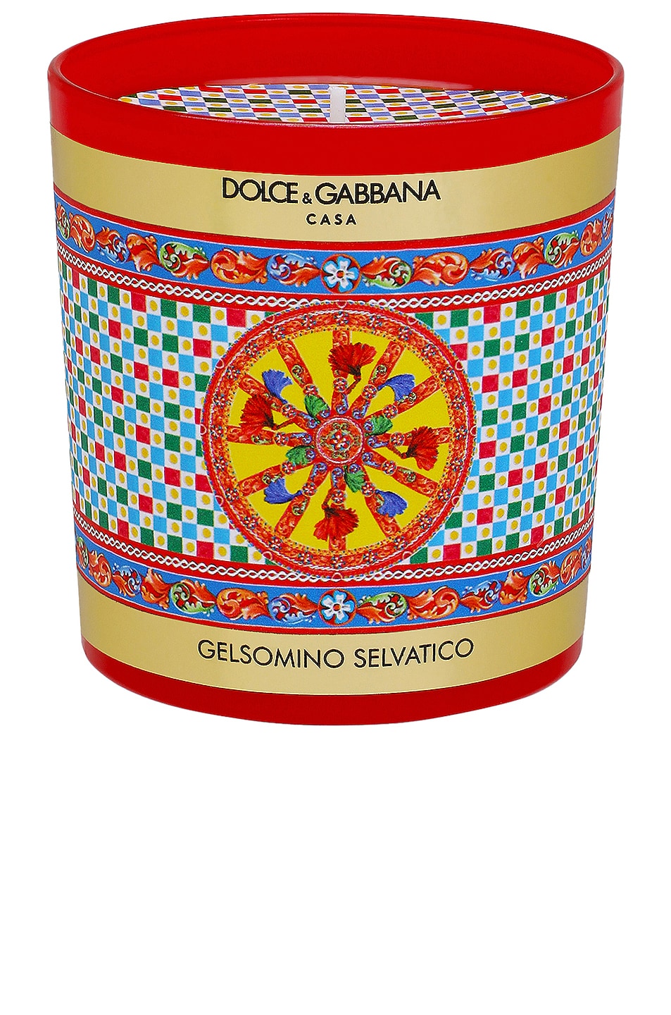 Dolce & Gabbana Casa Carretto Wild Jasmine Scented Candle in Multicolor