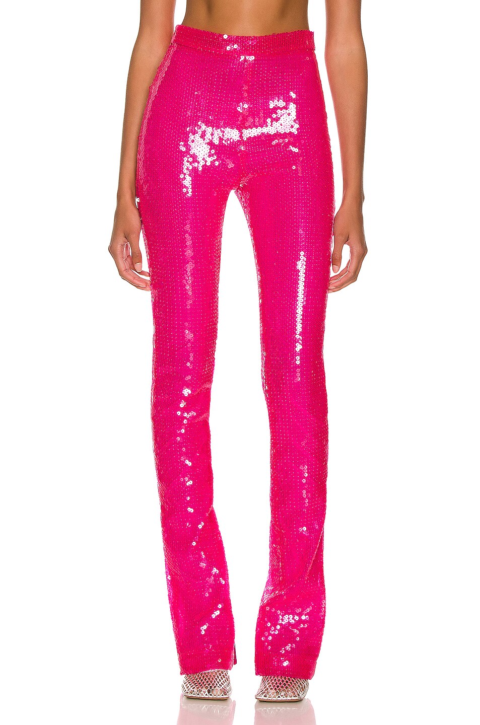Image 1 of David Koma Sequin Pant in Pink