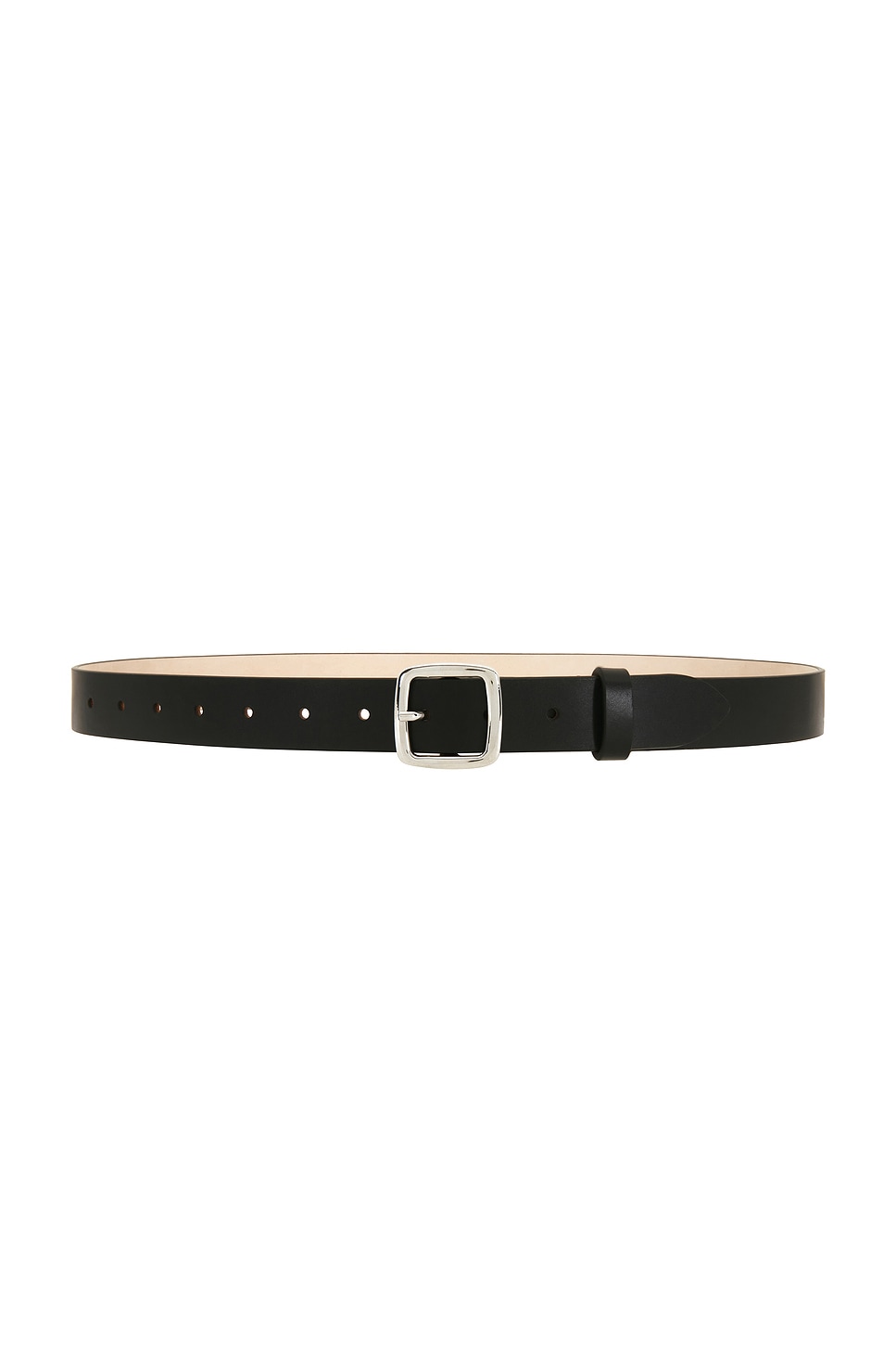 DEHANCHE Baptiste Leather Belt in Black