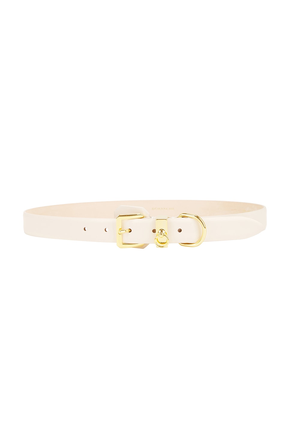 Shop Dehanche Jolinard Belt In White & Gold