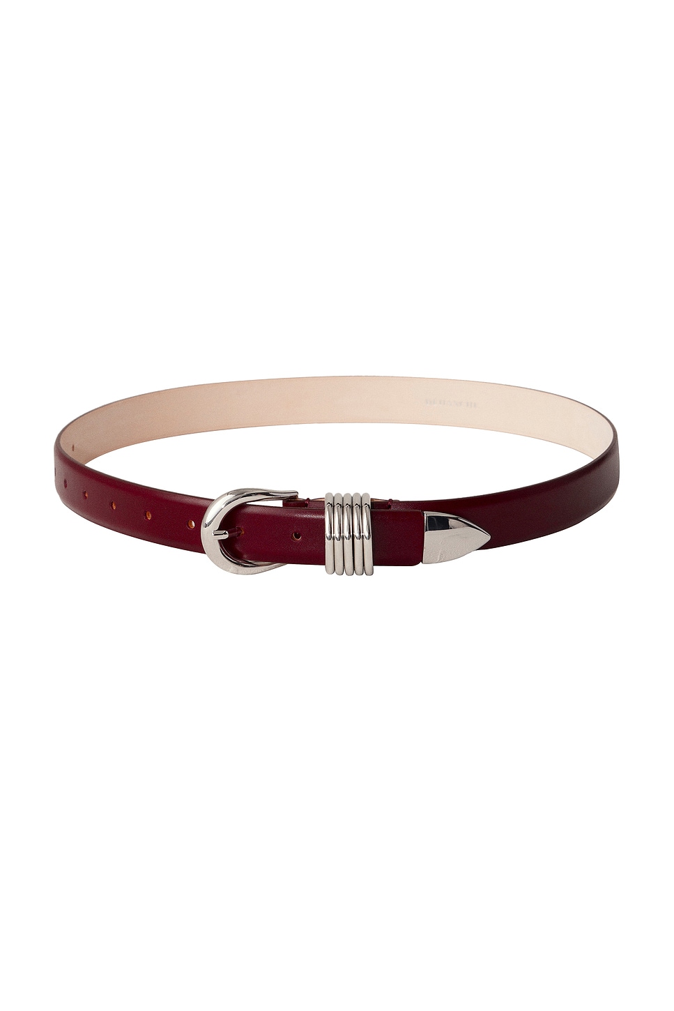 Hollyhock Belt in Wine