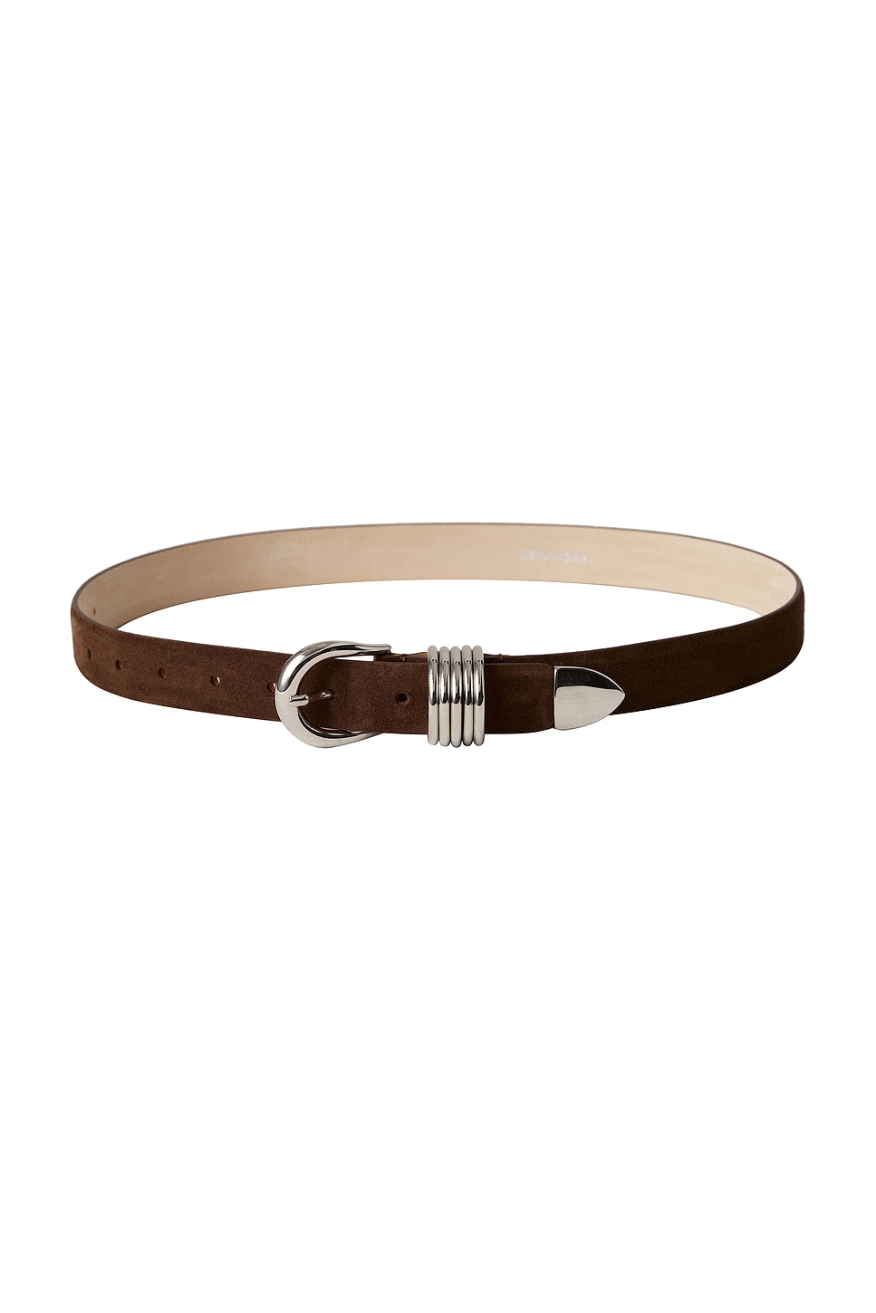 Hollyhock Suede Belt in Brown