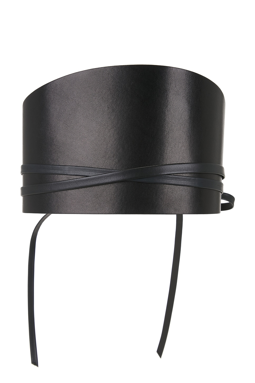 Dehanche Undone Corset Short Belt In Black