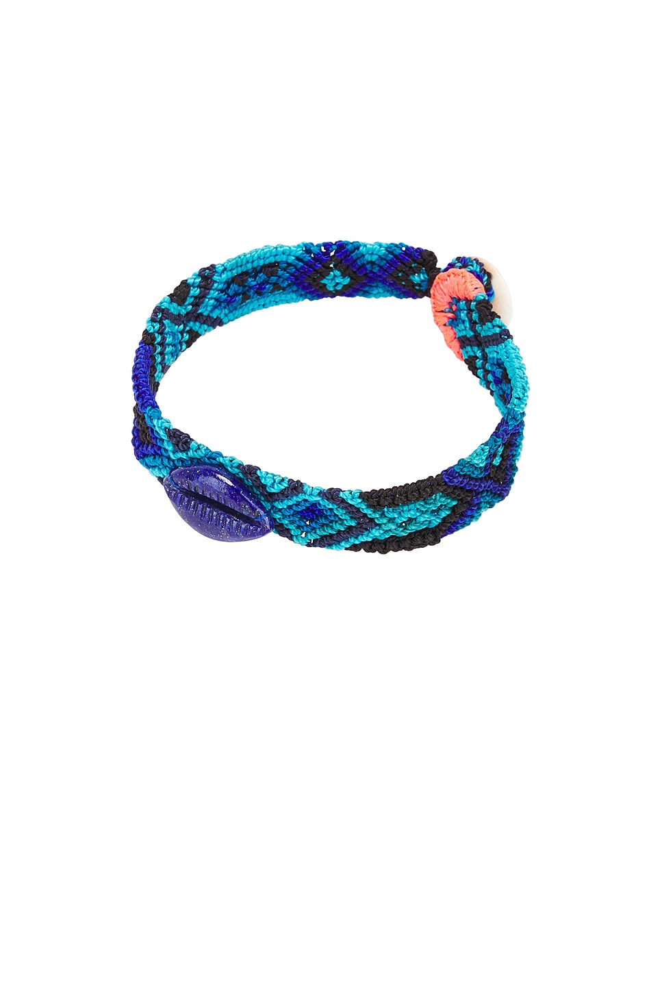 Cowry Mexican Bracelet in Blue