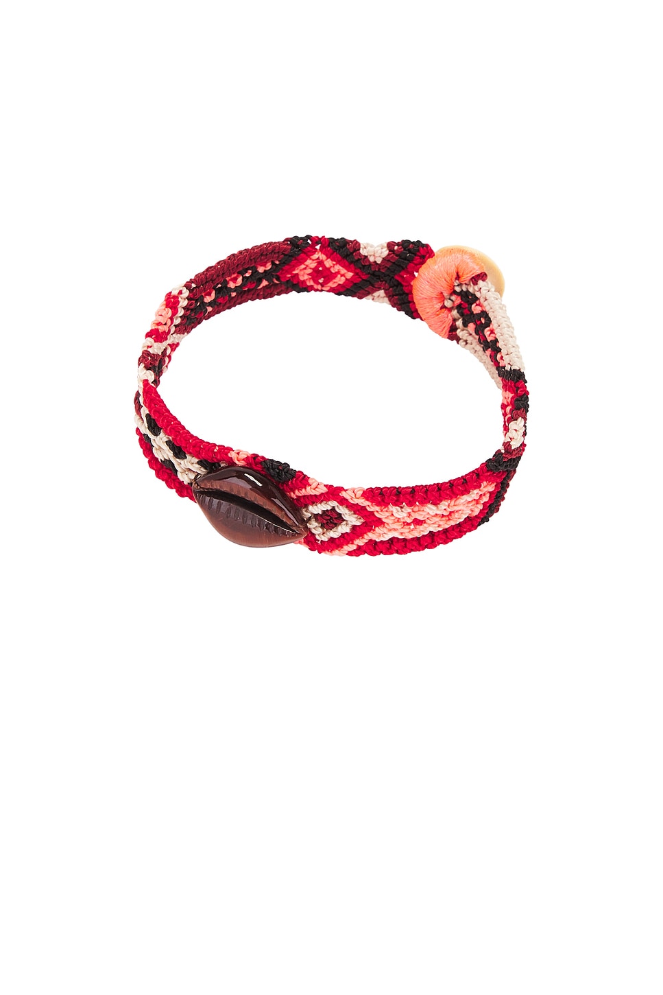 Cowry Mexican Bracelet in Pink