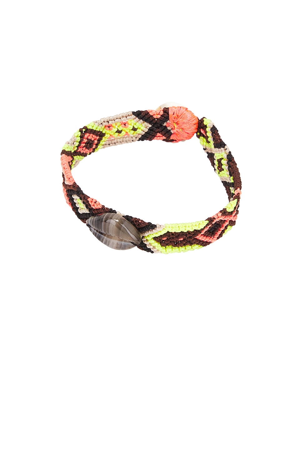 Cowry Mexican Bracelet in Lemon