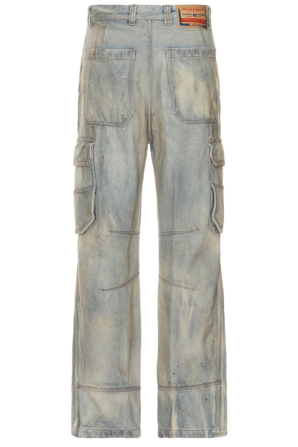 Shop Diesel Fish Cargo Pant In Denim